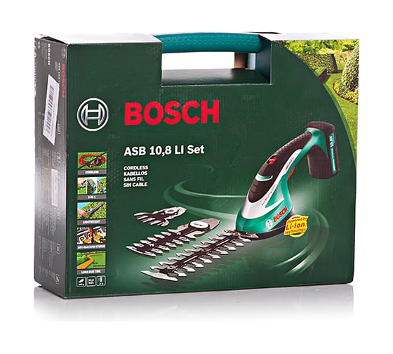 Аккумуляторные ножницы + кусторез Bosch ASB 10,8 LI Set 0.600.856.301