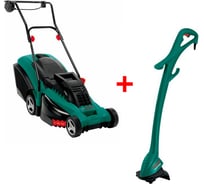 Набор электрическая газонокосилка Bosch Rotak 34 + триммер Bosch ART 23 Easytrim 0.600.881.A04