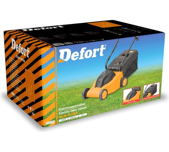 Электрическая газонокосилка DEFORT DLM-1010N 98299311