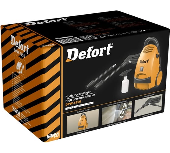 Мойка высокого давления DEFORT DPW-1850 93728519