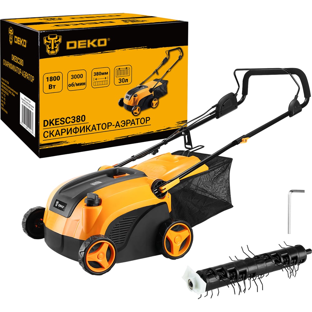 Электрический скарификатор-аэратор DEKO DKESC380 065-1204 - выгодная ...