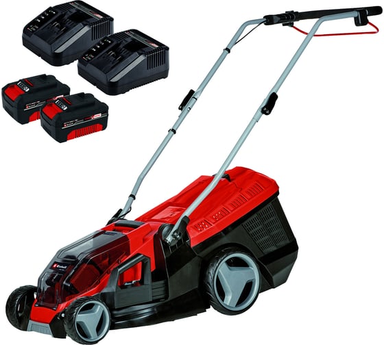 Аккумуляторная газонокосилка Einhell pxc GE-CM 36/36 Li 2x4.0А*ч 3413230