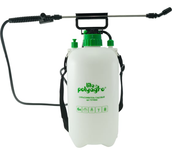 Садовый пневматический опрыскиватель POLYAGRO Lite 6 л 7574066