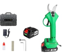 Аккумуляторный бесщеточный секатор Zitrek GreenNer 20 (20В, 2,0Ач Li-ion аккум. 2шт., зу, кейс) 082-1855