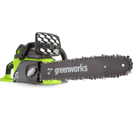 Аккумуляторная бесщеточная цепная пила Greenworks GD40CS40 20077