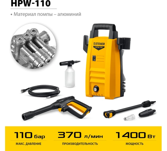 Мойка высокого давления STEHER HPW-110