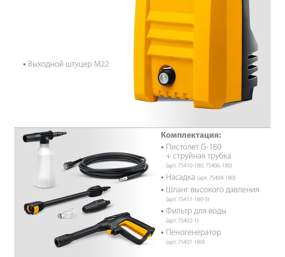 Мойка высокого давления STEHER HPW-110