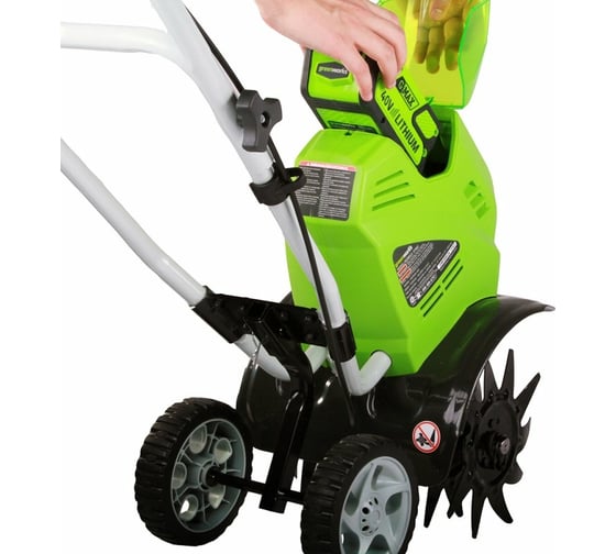 Аккумуляторный культиватор Greenworks G40TL 27087