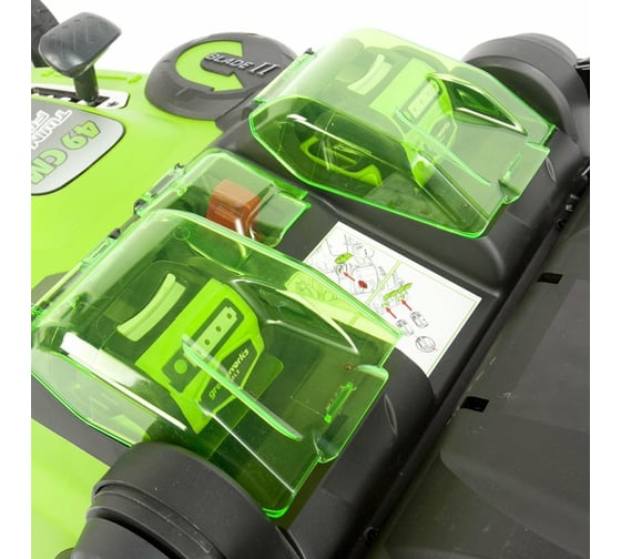 Аккумуляторная газонокосилка Greenworks Twin Force G40LM49DB 2500207