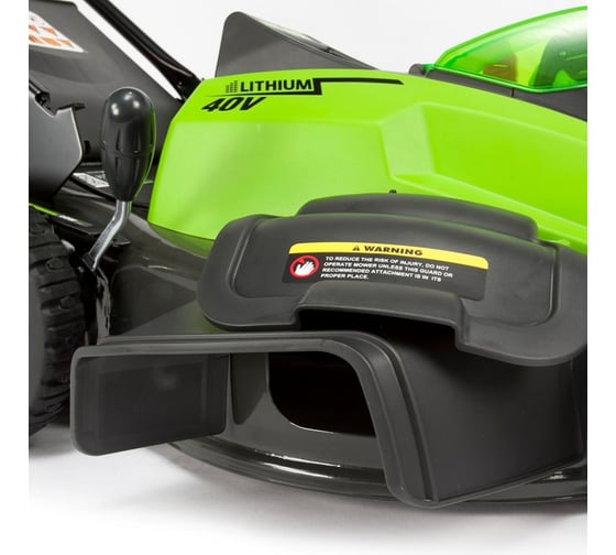 Аккумуляторная газонокосилка Greenworks G40LM45 2500107
