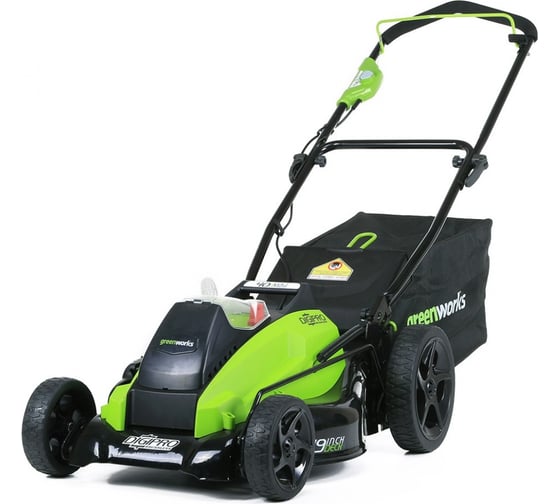 Аккумуляторная бесщеточная газонокосилка Greenworks GD40LM45 2500407 1