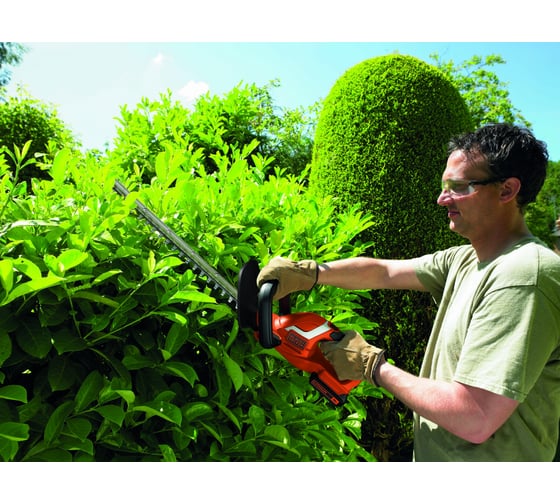 Аккумуляторный садовый кусторез Black+Decker GTC1845L20