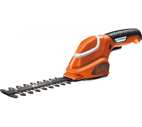 Аккумуляторные ножницы для травы и кустов Black+Decker GSL300