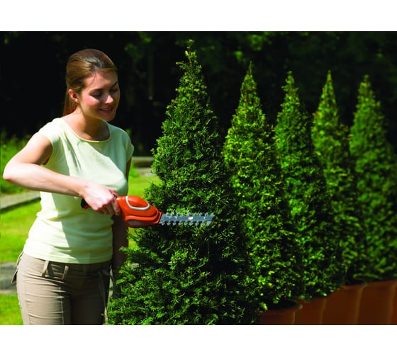 Аккумуляторные ножницы для травы и кустов Black+Decker GSL300