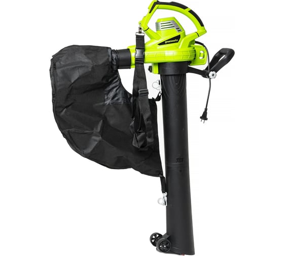 Электрический садовый воздуходув-пылесос BL3000 220 В 3000 Вт GreenWorks 2406507