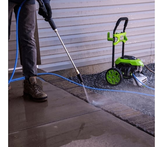 Электрическая мойка высокого давления GreenWorks 1800 Вт, 140 бар 5105507