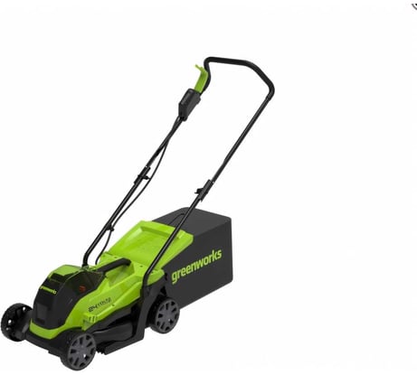Аккумуляторная газонокосилка GreenWorks 24V, 33 см, бесщеточная, без АКБ и ЗУ 2516107
