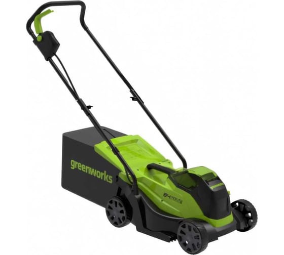 Аккумуляторная газонокосилка GreenWorks 24V, 33 см, бесщеточная, без АКБ и ЗУ 2516107
