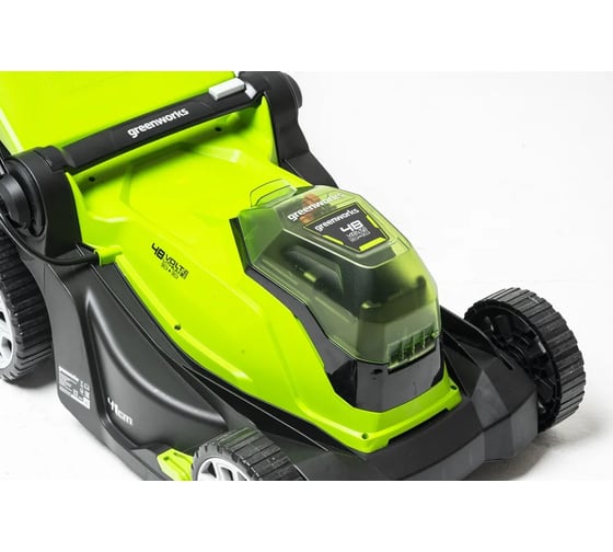 Аккумуляторная газонокосилка GreenWorks 24V, 33 см, бесщеточная, без АКБ и ЗУ 2516107