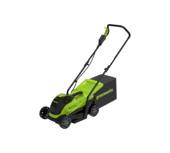 Аккумуляторная газонокосилка GreenWorks 24V, 33 см, бесщеточная, с 1хАКБ 2Ач и ЗУ 2516107UA 1
