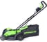 Газонокосилка аккумуляторная GreenWorks 24V, 33 см, бесщеточная, с 1хАКБ 2Ач и ЗУ 2516107UA 8