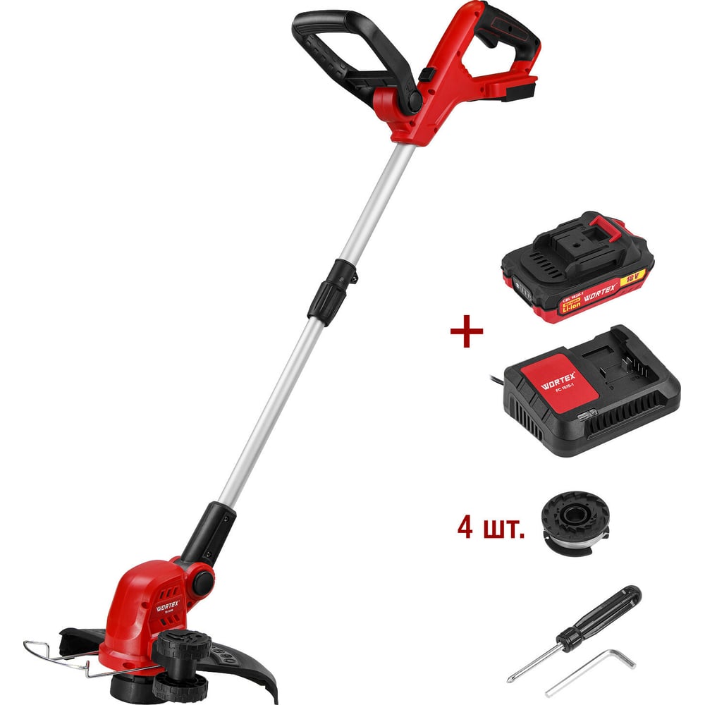 Аккумуляторный триммер WORTEX TB 3018 ALL1 0333238 - выгодная цена