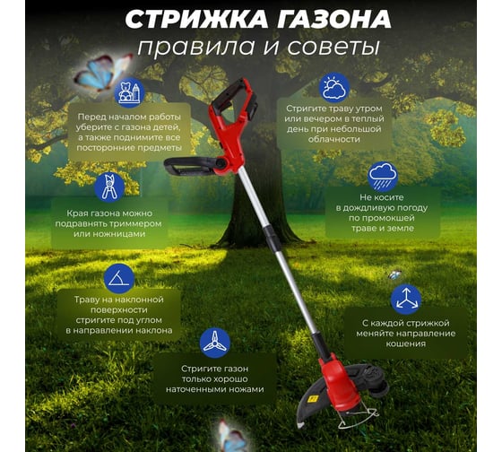 Аккумуляторный триммер WORTEX TB 3018 ALL1 0333238