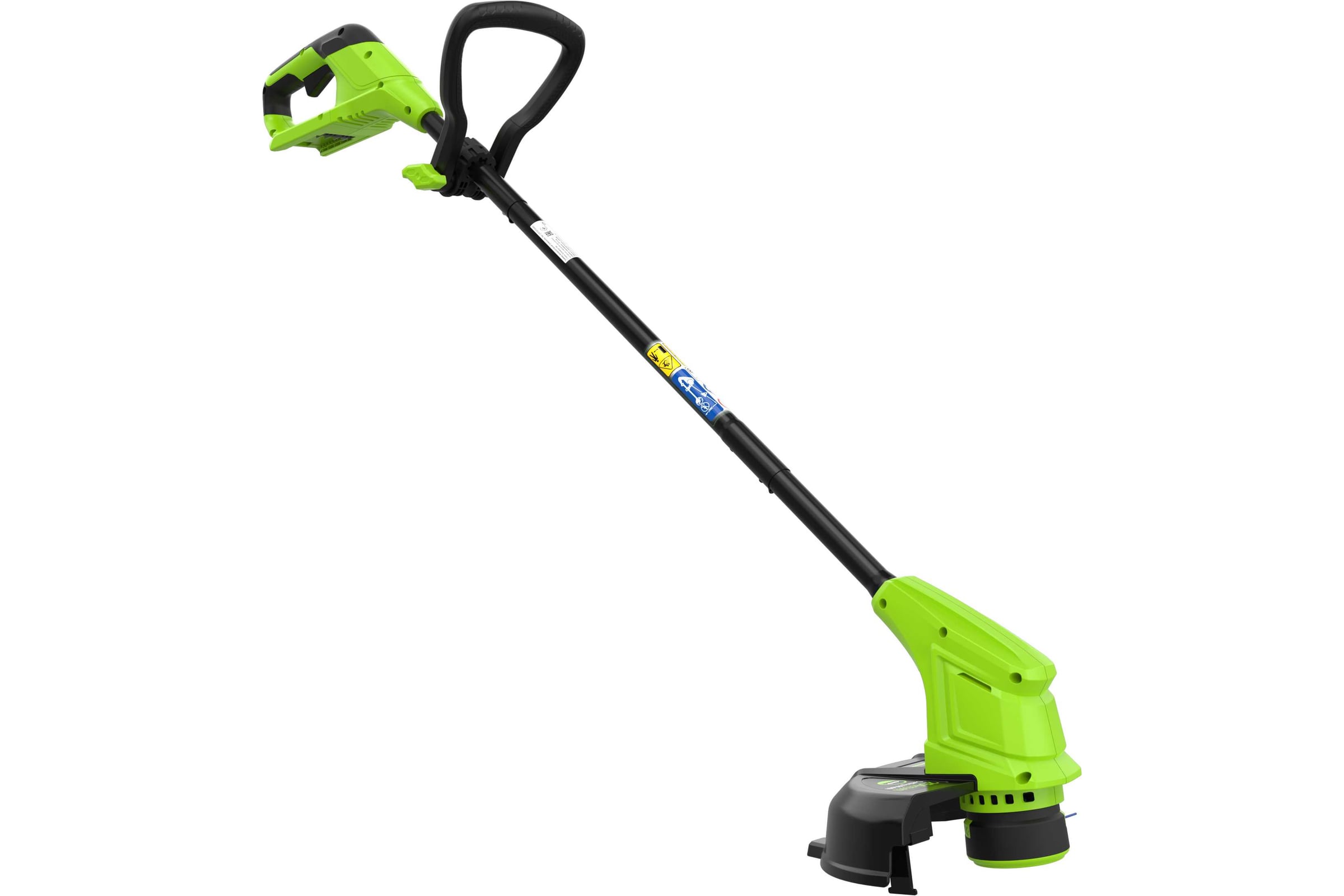Триммер аккумуляторный GreenWorks Арт.G24LT25К2, 24V, 25 см, с 1хАКБ 2Ач и ЗУ 2107207SA — фото 3