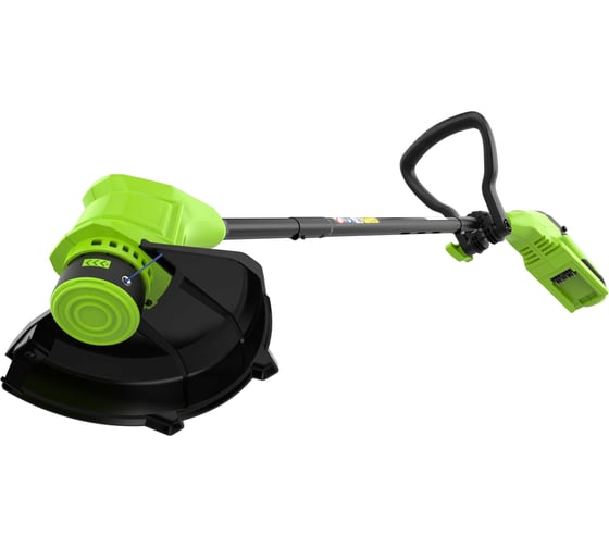 Аккумуляторный триммер GreenWorks 24V, 25 см, с 1хАКБ 2Ач и ЗУ 2107207SA