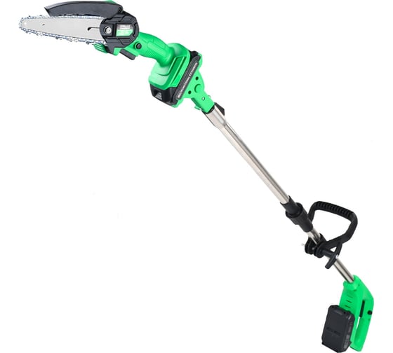 Аккумуляторная цепная пила-высоторез Zitrek greensaw 20 plus 20в, li-ion аккумуляторы 2 шт. - 1x1,5Ач + 1x3,0Ач. 082-1856 