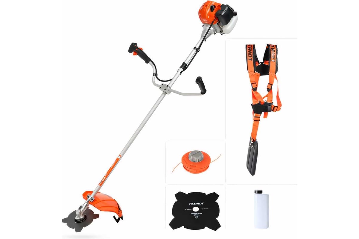 Бензиновый триммер с неразборной штангой PATRIOT PT 5555ES Country ...