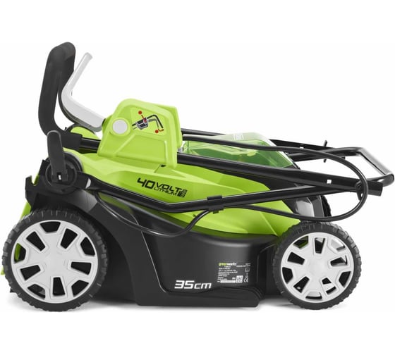 Аккумуляторная газонокосилка Greenworks G40LM35
