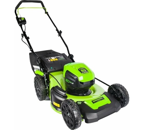 Аккумуляторная бесщеточная газонокосилка Greenworks GD60LM46HP 2502807