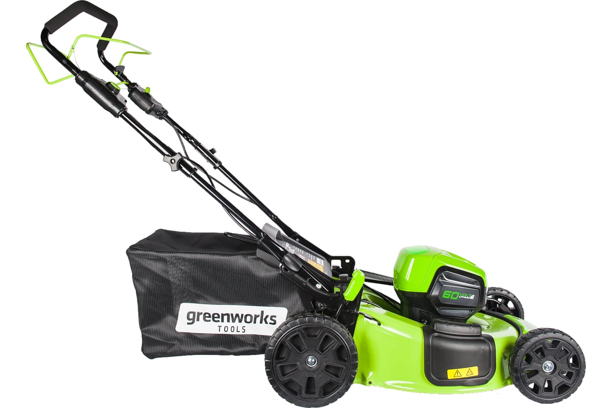 Самоходная аккумуляторная газонокосилка Greenworks GD60LM51SP ...