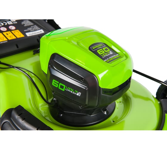 Самоходная аккумуляторная газонокосилка Greenworks GD60LM51SP