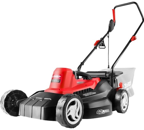 Роторная электрическая газонокосилка Зубр ЗГКЭ-42-1800