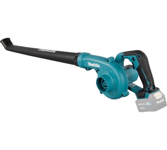 Аккумуляторная воздуходувка Makita CXT 12 В, 2.6 куб.м/мин, 56 м/с, длинный патрубок UB101DZ
