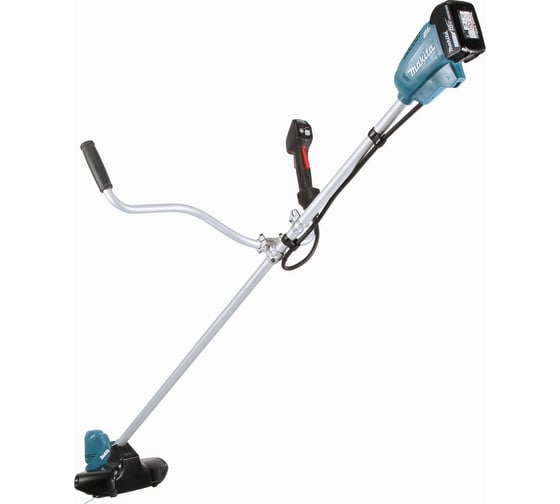 Аккумуляторная коса Makita LXT BL 18В велорукоятка, d-30 см, M10xLH, 2xBL1850B,DC18RC ADT DUR190URT3