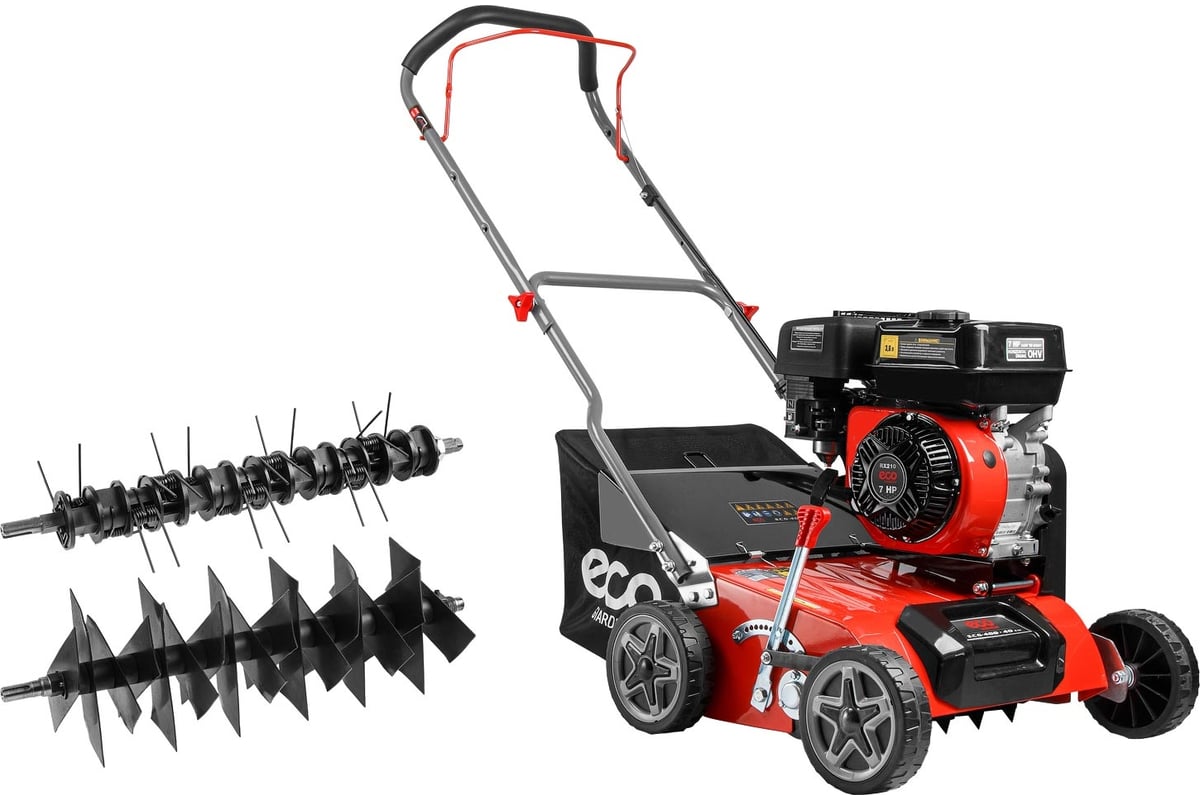 Бензиновый аэратор-скарификатор для газона ECO SCG-400 EC1554-8 ...