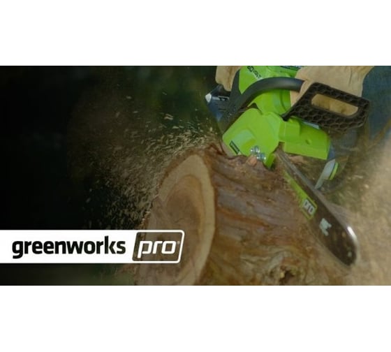 Аккумуляторная бесщеточная цепная пила Greenworks GD60CS40 2001807