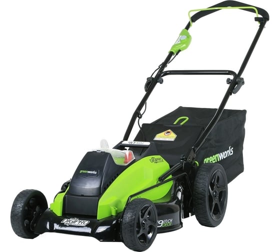 Аккумуляторная бесщеточная газонокосилка Greenworks GD40LM45 2500407UB 1