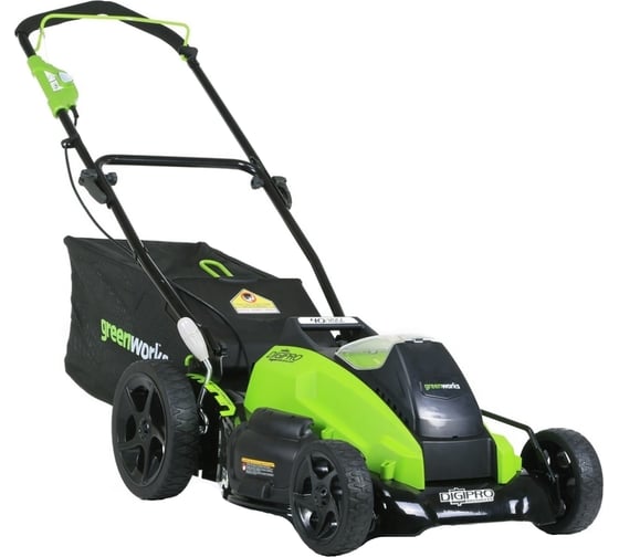 Аккумуляторная бесщеточная газонокосилка Greenworks GD40LM45 2500407UB