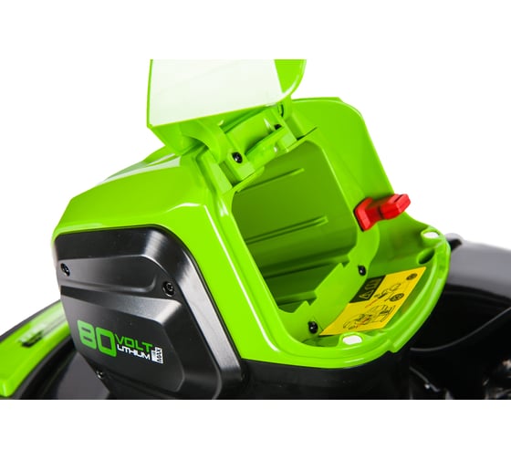 Аккумуляторная бесщеточная газонокосилка Greenworks 2500907