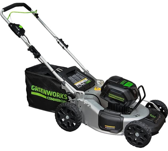 Аккумуляторная бесщеточная газонокосилка Greenworks GD82LM51 2502007