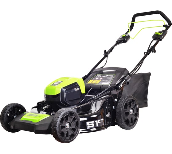 Самоходная аккумуляторная бесщеточная газонокосилка Greenworks 2502107 1