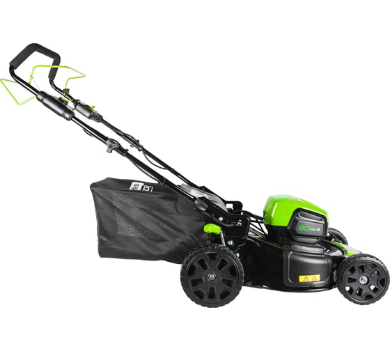 Самоходная аккумуляторная бесщеточная газонокосилка Greenworks 2501007 1