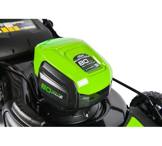 Самоходная аккумуляторная бесщеточная газонокосилка Greenworks 2501007