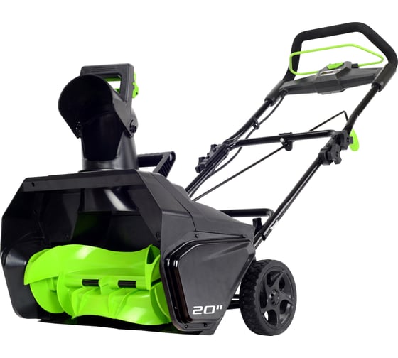 Аккумуляторный бесщеточный снегоуборщик Greenworks 2600107UA