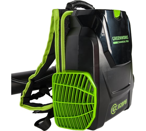 Ранцевый бесщеточный аккумуляторный воздуходув Greenworks 2402507