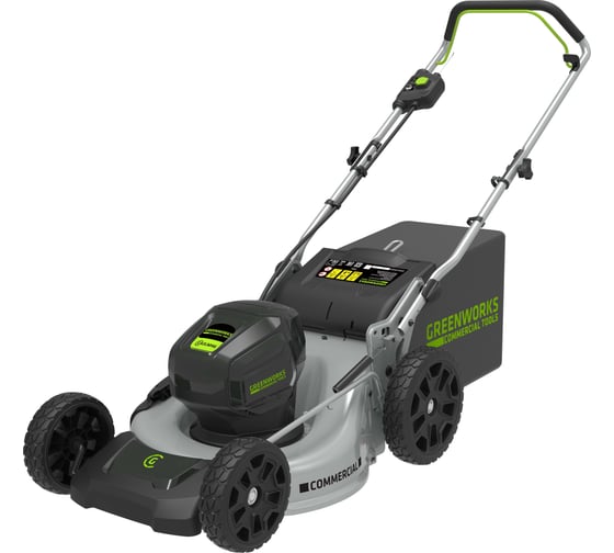Аккумуляторная бесщеточная газонокосилка Greenworks 2502407 1